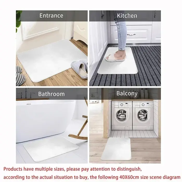 Tapis de bain rose avec nœud papillon VIKAMA