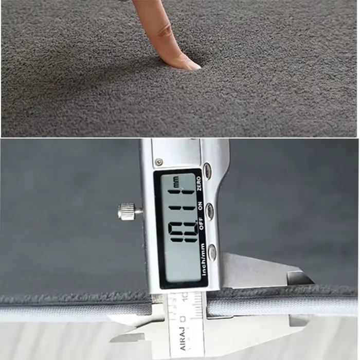 Grand tapis en velours de corail pour décoration de maison