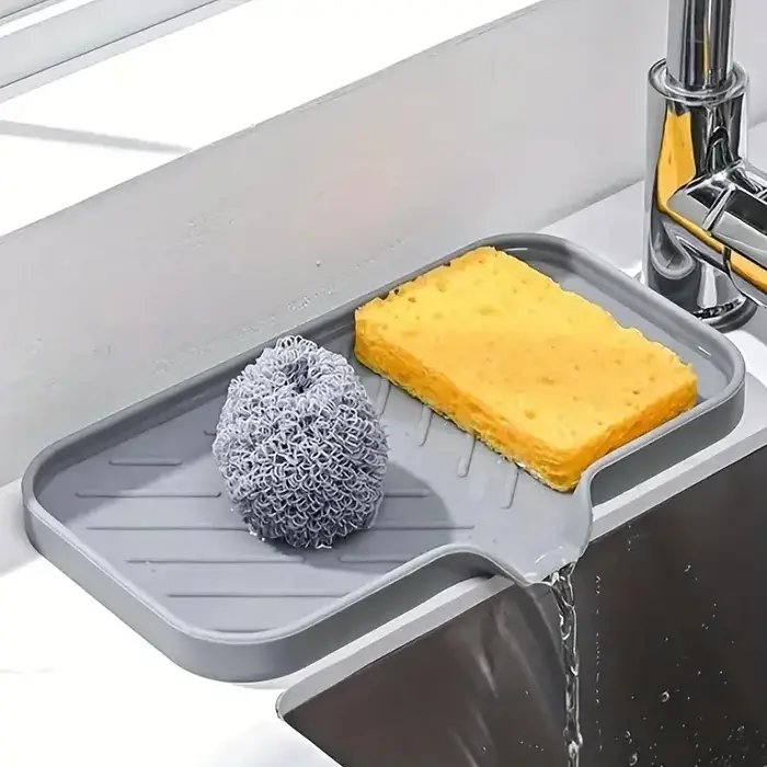 Plateau d'évier en Silicone avec vidange