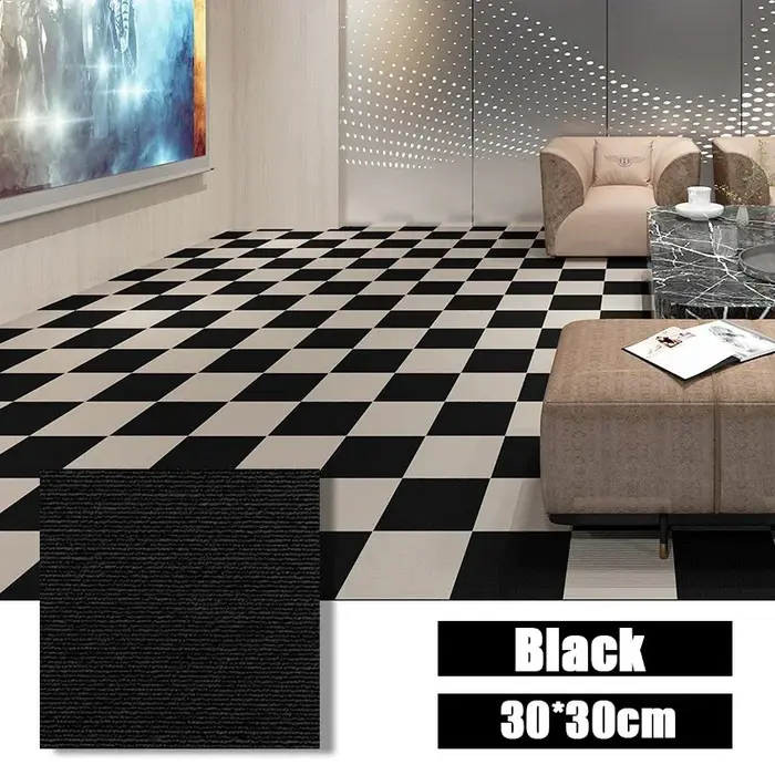 Carreaux de tapis auto-adhésifs 30x30cm