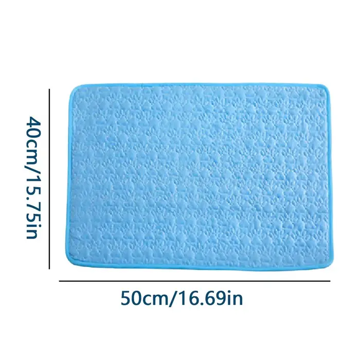 Tapis rafraîchissant pour chien, léger et lavable, pour chiot, chaton, niche, canapé, lit, siège de 