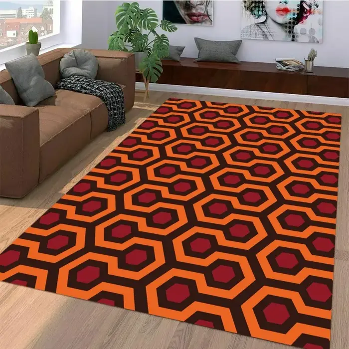 Tapis d'hôtel brillant, tapis brillant pour salle d'halloween 237, tapis d'hôtel brillant