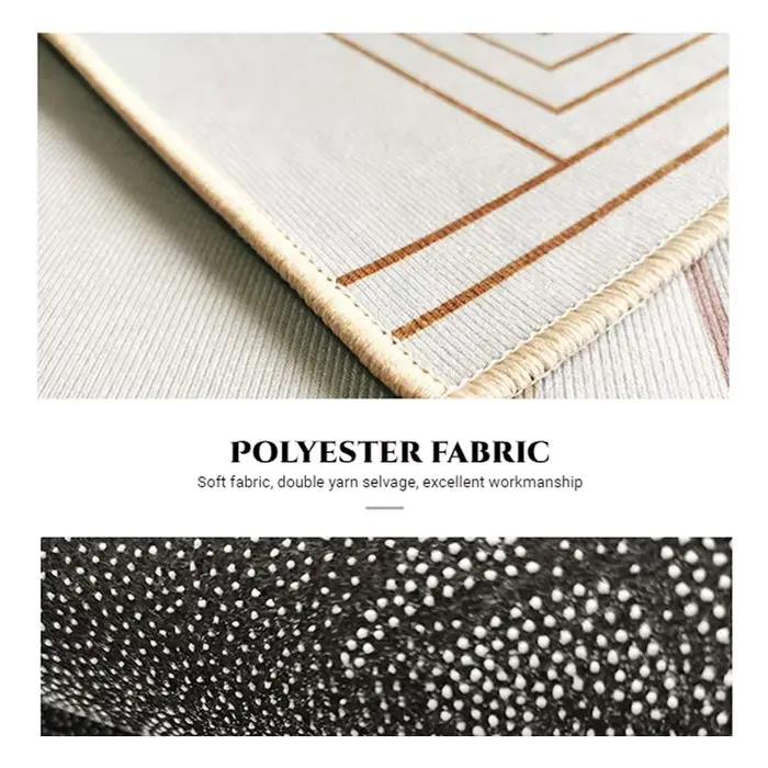 Tapis de couloir Long de luxe doré