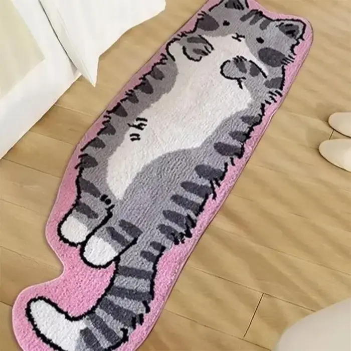 Tapis de chat de dessin animé VIKAMA