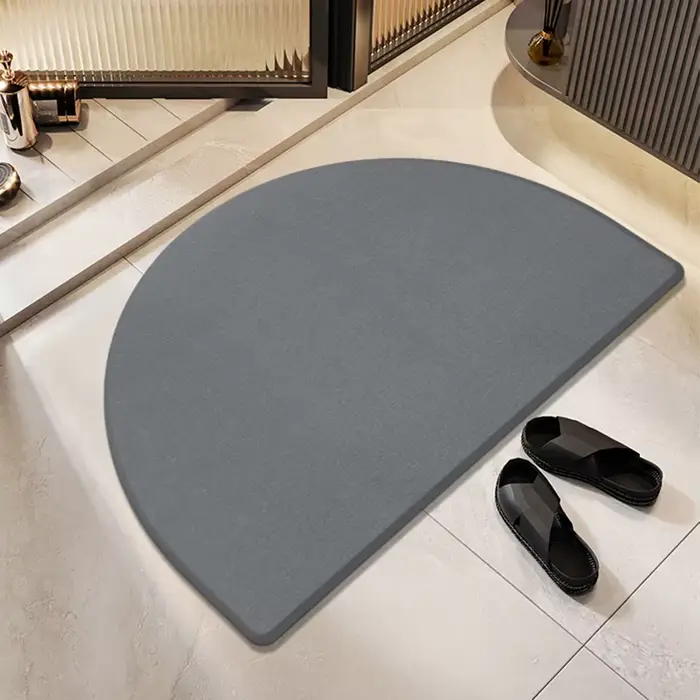 Tapis de bain en pierre pour salle de bain, tapis de douche en pierre, tapis en terre de diatomée, a