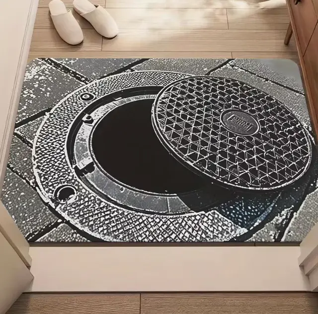 Tapis à Illusion Visuelle 2D