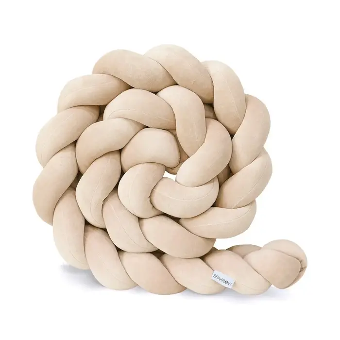 Chambre d'enfant décoratif lit Surround cadeau 1M bande tressée nouage oreiller trois brins pâte frite torsions tresse