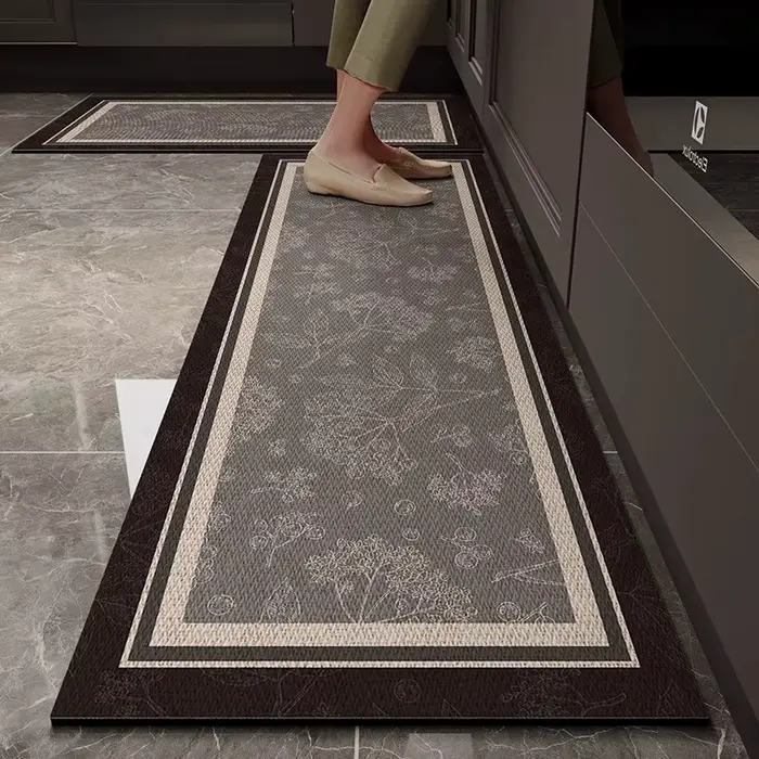 Tapis de cuisine VIKAMA en velours cristal