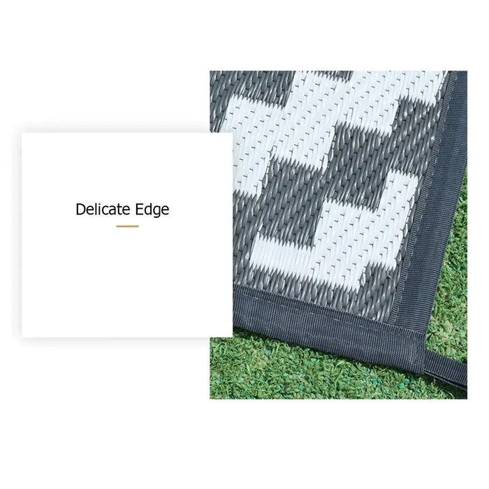 Tapis de Camping en plein air pour Patio, camping-car, pique-nique, pliable, Portable, été, Tube en plastique étanche, tapis de sol de plage