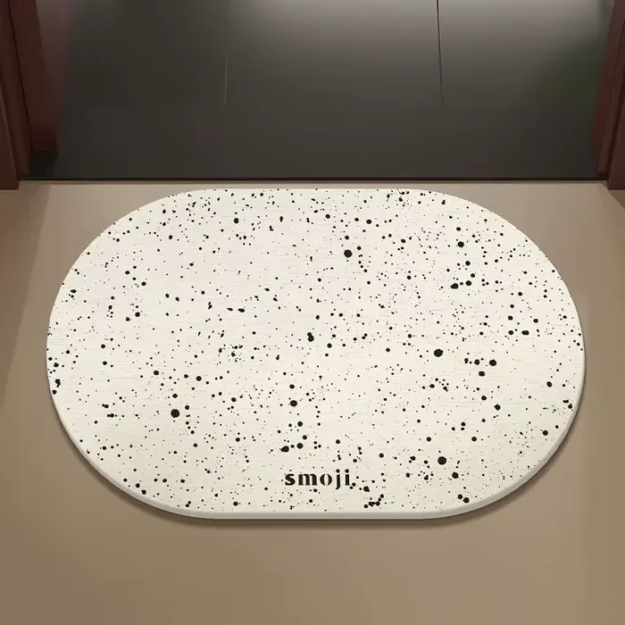 Tapis d'entrée VIKAMA en terrazzo moucheté moderne
