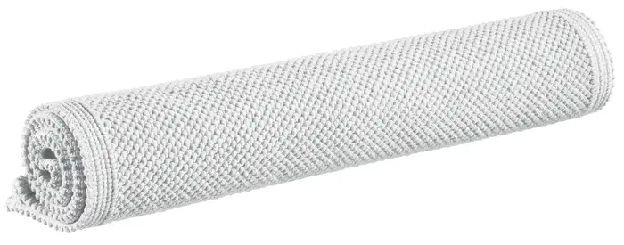 Tapis de bain uni Etia Neige 70 x 140
