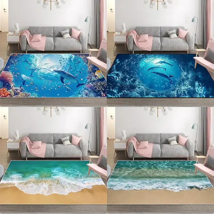 Tapis de Vision 3D de mer