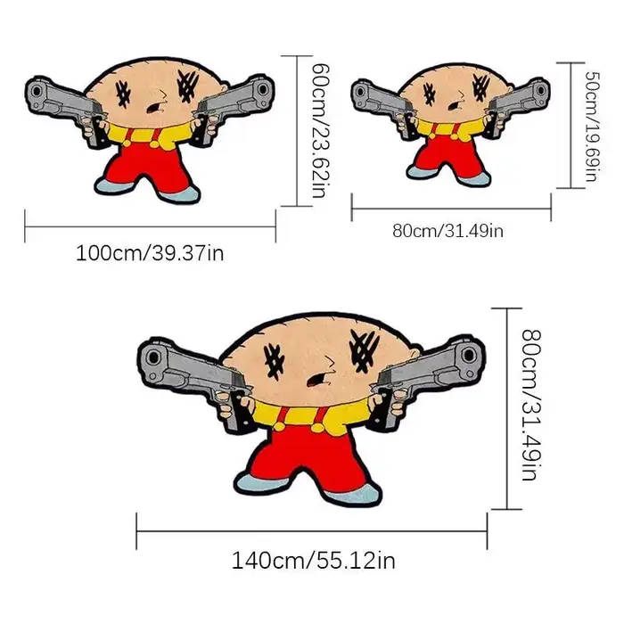 Tapis de personnage de dessin animé VIKAMA