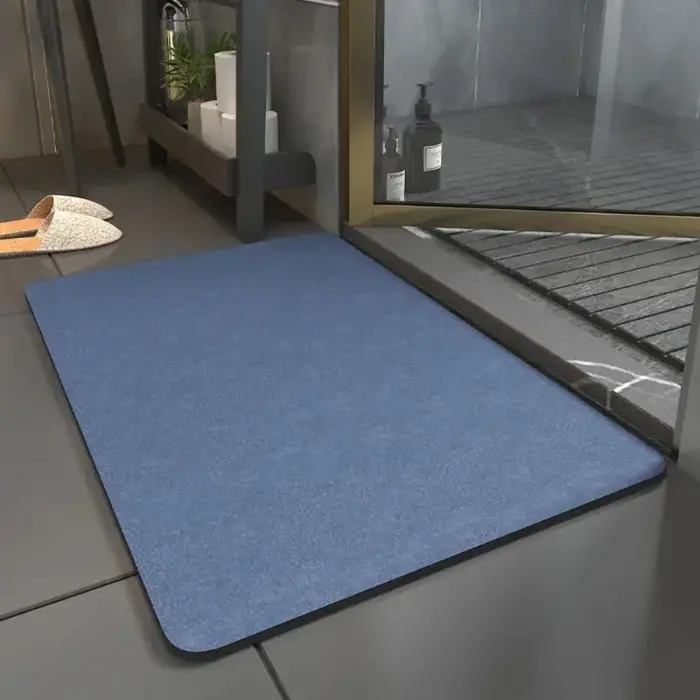 Tapis de sol en diatomite uni simple pour l'été