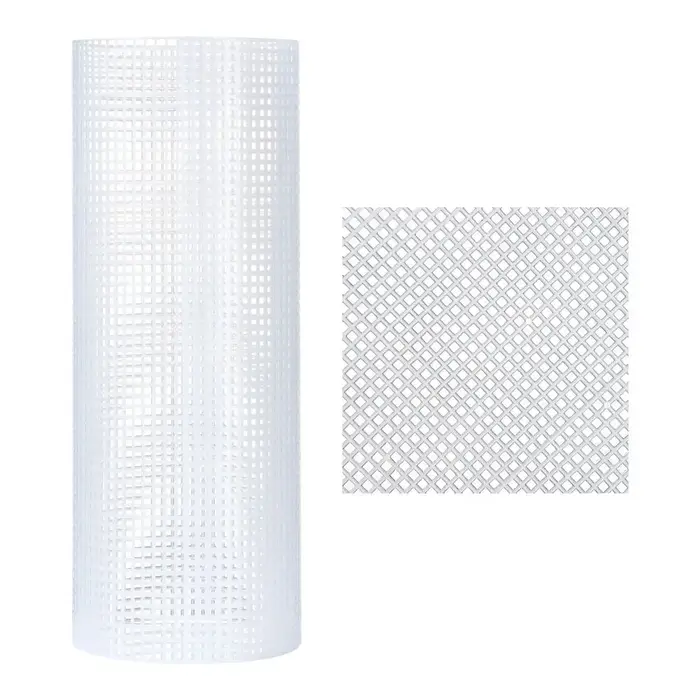 Sac de gril en maille plastique Lea, crochet en fil, fournitures d'artisanat de bricolage, loquet ar