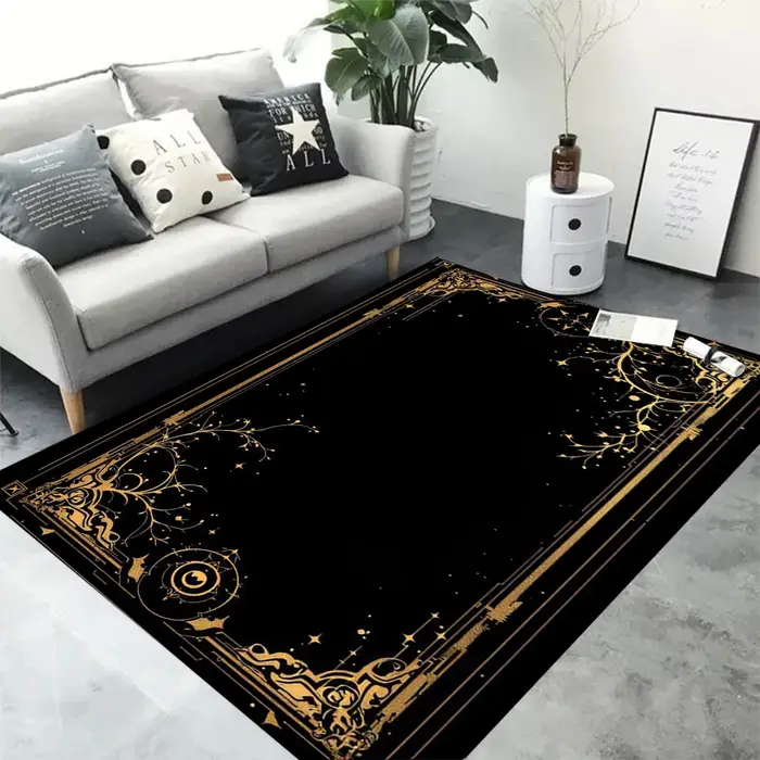 Tapis géométrique Mandala Bohème pour la maison, le salon, la chambre, le canapé, le paillasson, la 
