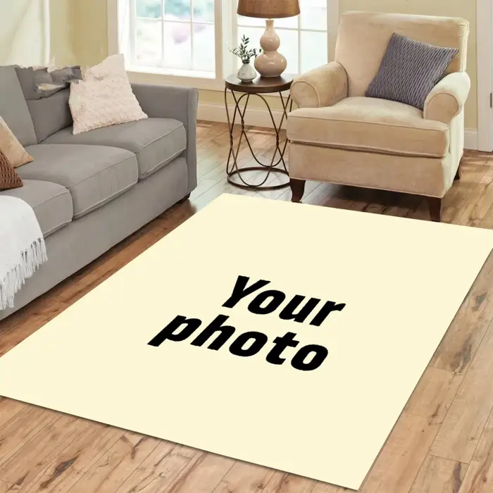 Tapis tufté personnalisable, moderne, abstrait, géométrique