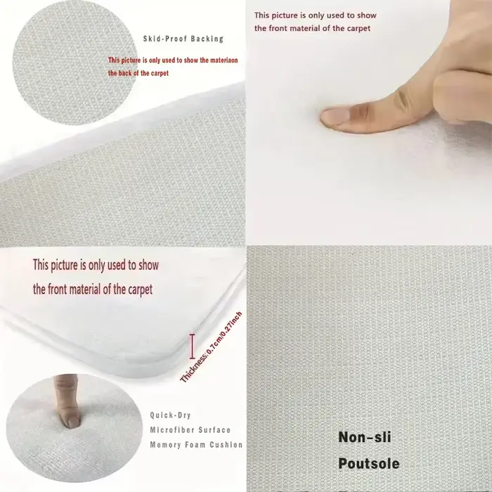 VIKAMA – tapis en peluche lavable imprimé zèbre
