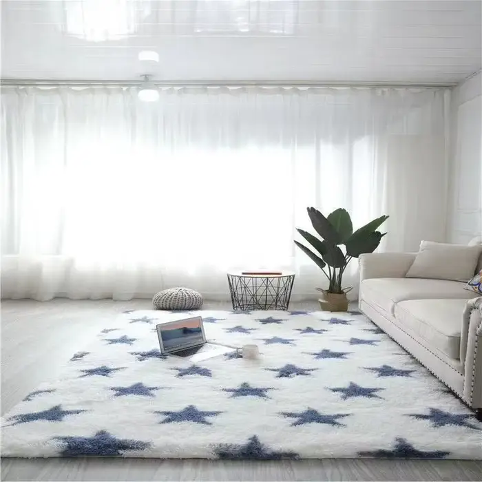 Tapis moelleux coordonnants lavables de style nordique