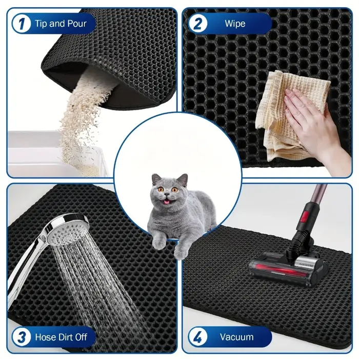 Tapis de litière pour chat