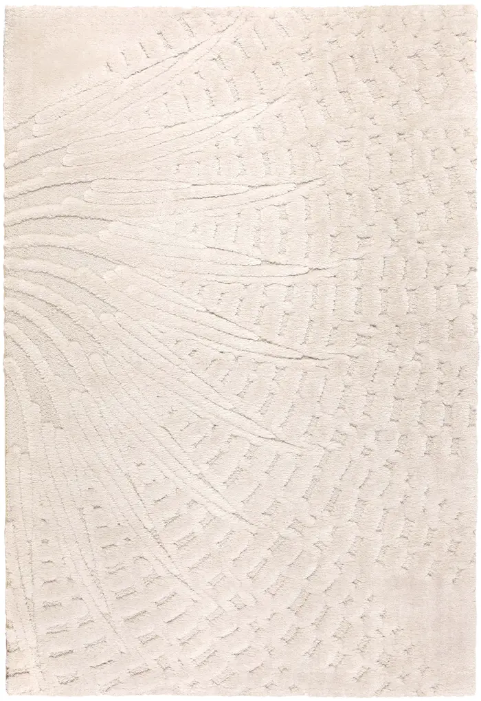 Tapis recycl Ewan Ivoire 160 x 230 x 2