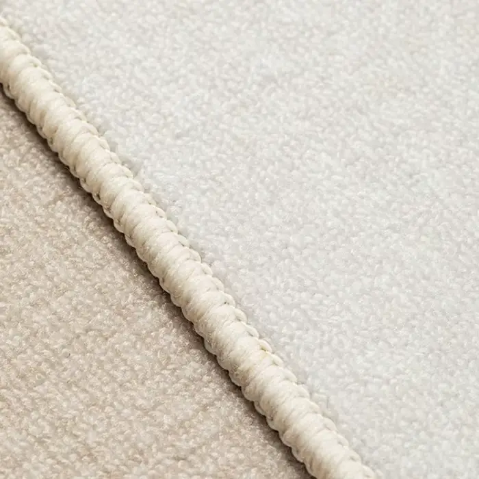 Tapis ovale de luxe léger pour décoration de chambre à coucher