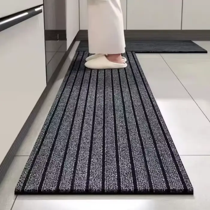 Tapis de cuisine antidérapant, couverture complète, bricolage, absorbe l'huile, paillasson de cuisin