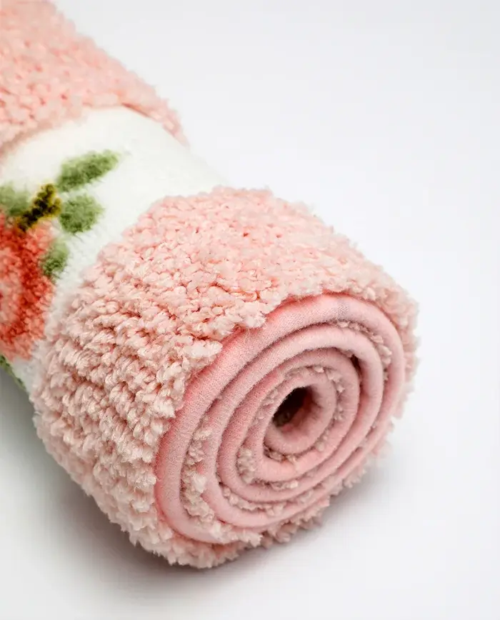 Adorable Tapis Rose pour Chambre à Coucher