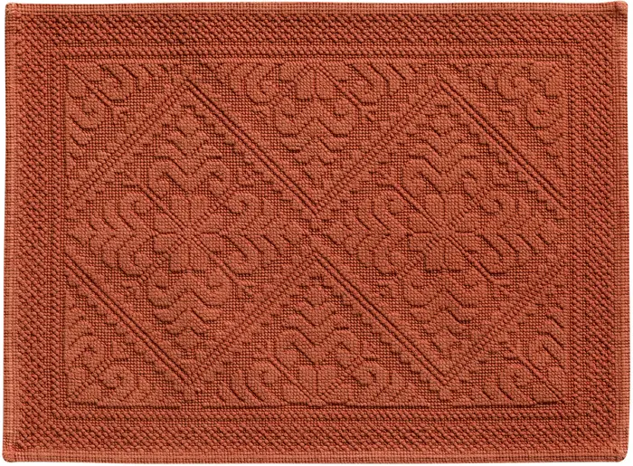 Tapis de bain uni Enzo Sienne 54 x 64