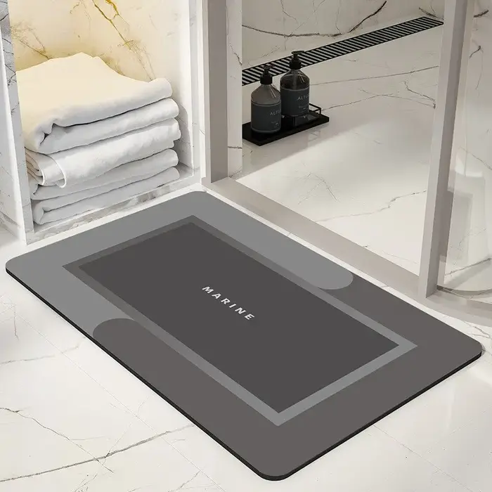 40*60 cm 1pc salle de bain antidérapant tapis de sol super absorbante rapidement secs et doux