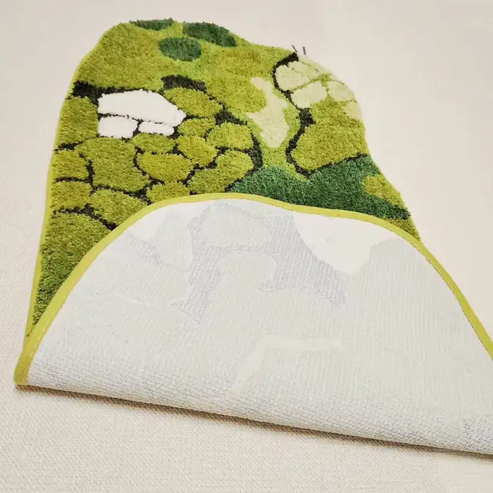 VIKAMA Tapis moderne et minimaliste à motif camouflage vert