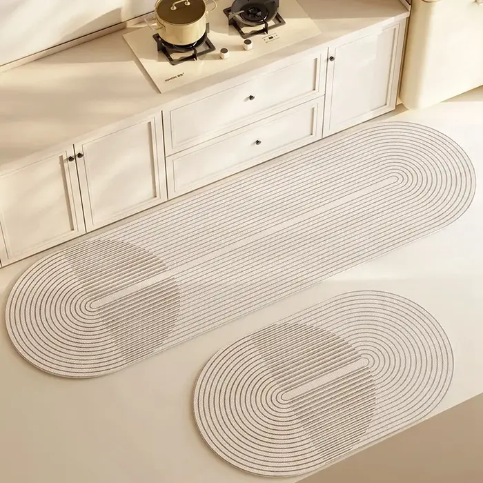 Tapis de cuisine super absorbant en diatomite