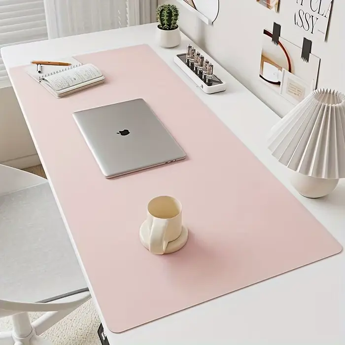 Tapis de table imperméable en simili cuir