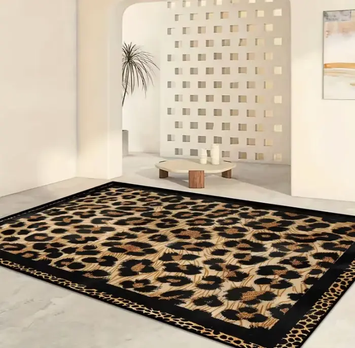Tapis d'extérieur avec motifs imprimés, confortable et élégant, s'adapte à tous les décors, idéal po