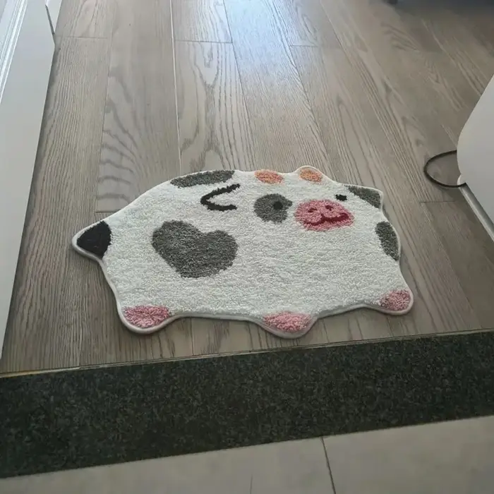VIKAMA – tapis à motif Alien de vache mignon