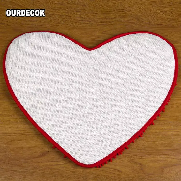 1 pièces produits de décoration pour la maison moelleux rouge amour coeur chambre tapis