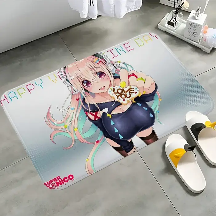 VIKAMA Tapis décoratif adorable de style anime