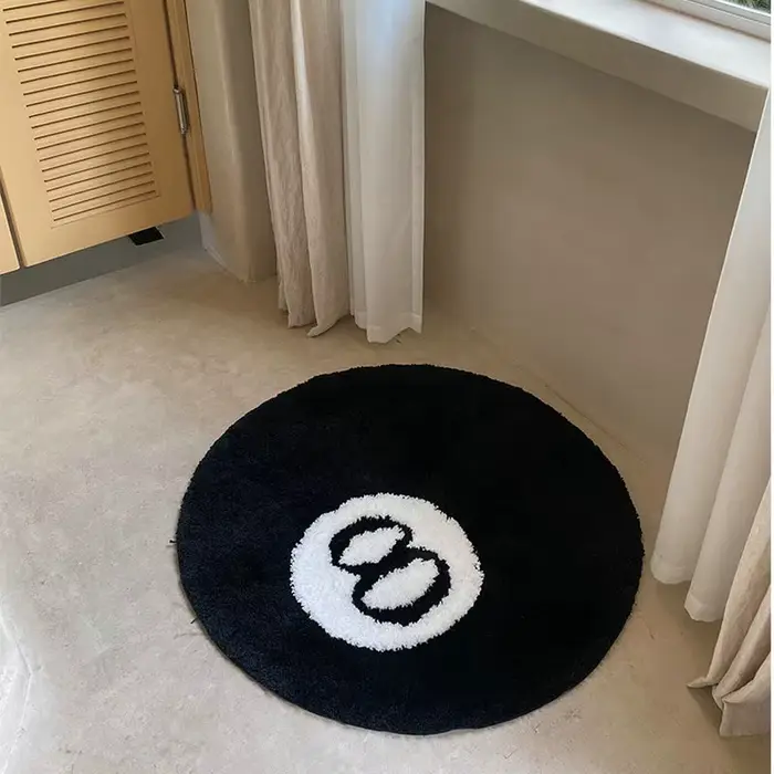 LAKEA Halloween 8 tapis de balle décoration intérieure de la maison cadeaux d'Halloween effrayants 8 boules Accent rond