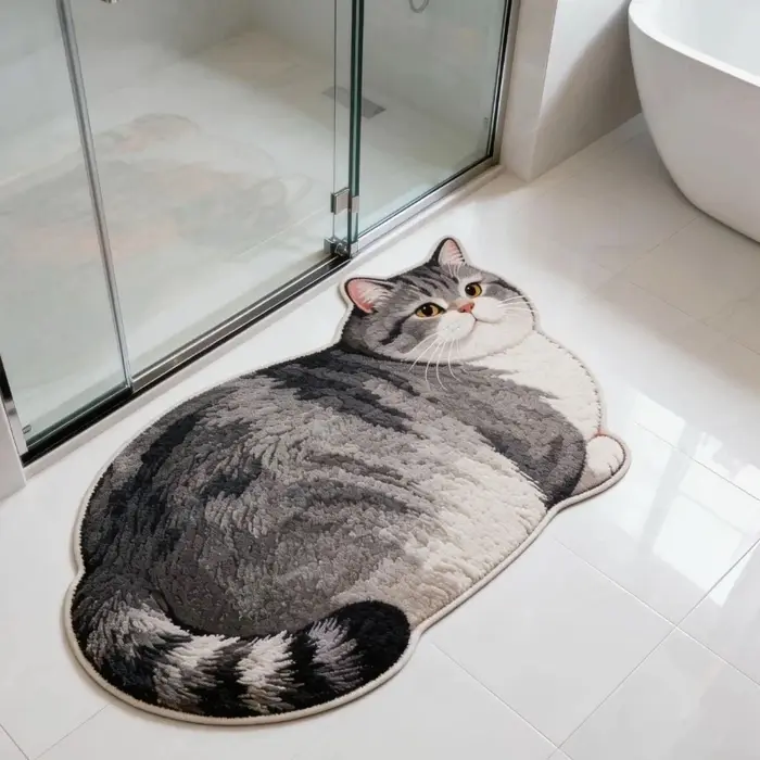 Tapis en peluche doux et moelleux pour chambre à coucher