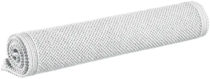 Tapis de bain uni Etia Neige 54 x 110