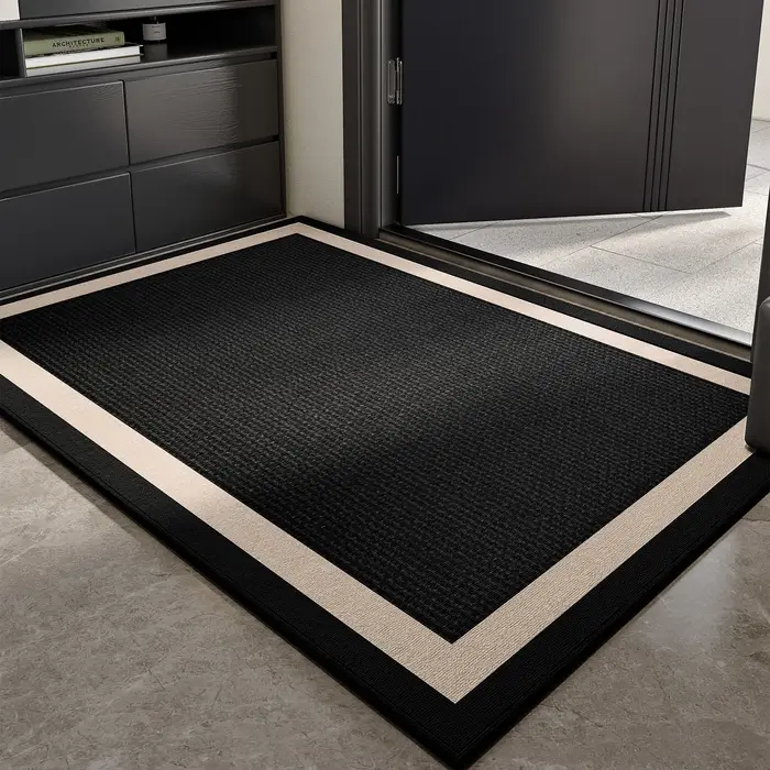 Paillasson d'entrée Tapis de zone de pièce intérieure extérieure pour chambre couloir salon Tapis de