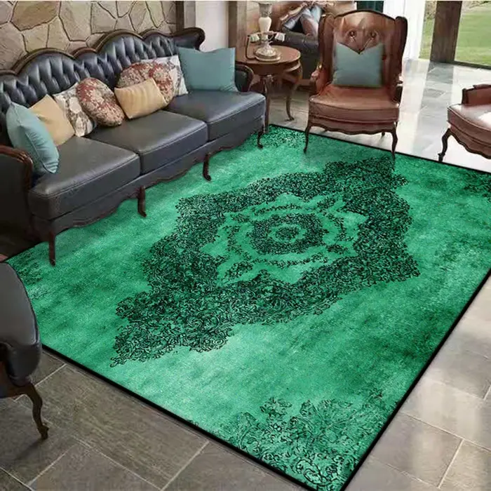 Tapis de sol antidérapant vert Persia