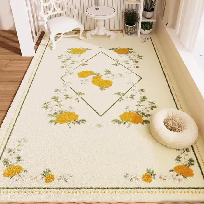 Tapis de salon lavable en machine