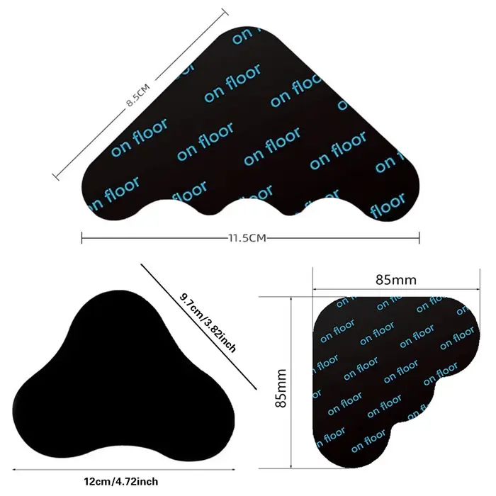 Tapis de bain en forme de nuages