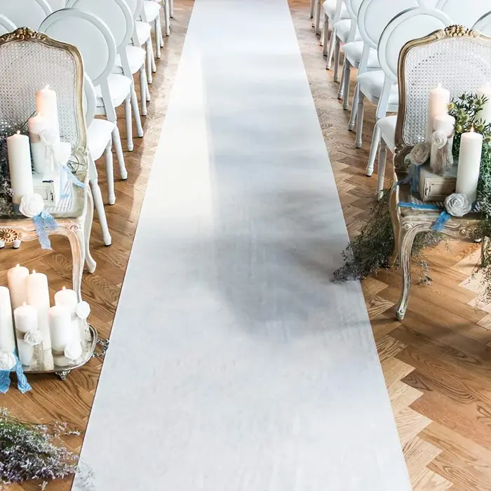 Tapis de décoration de mariage rouge