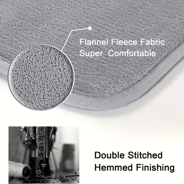 Tapis antidérapant en flanelle épaisse, dessin animé, pour salle de bain, toilettes, lavable, tapis