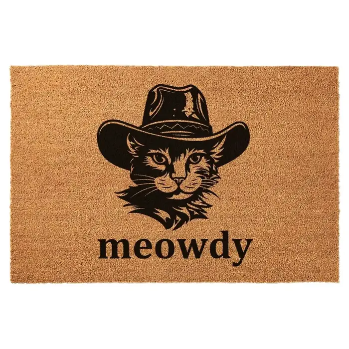 Tapis de porte pour chapeau de Cowboy