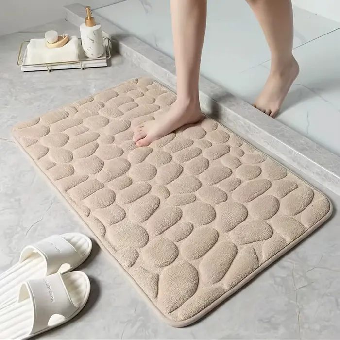 Tapis de salle de bain épais en Fiber