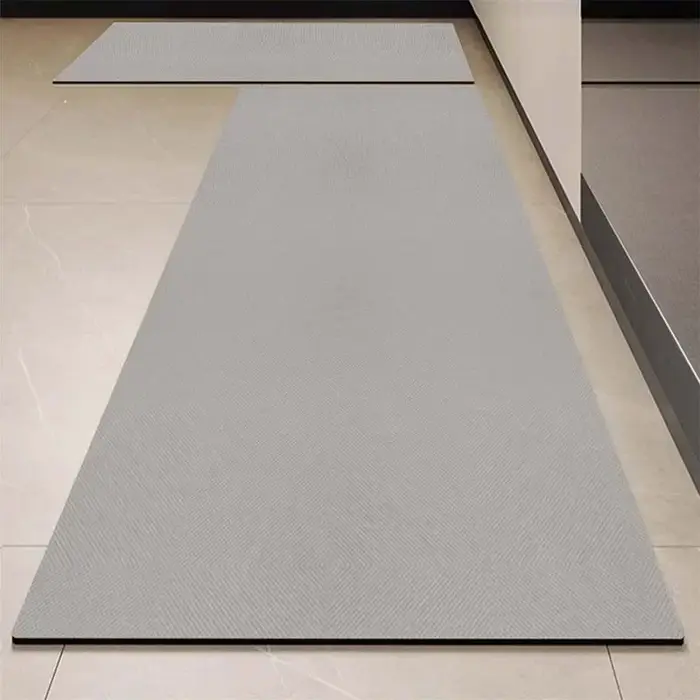 Tapis de sol de cuisine noir