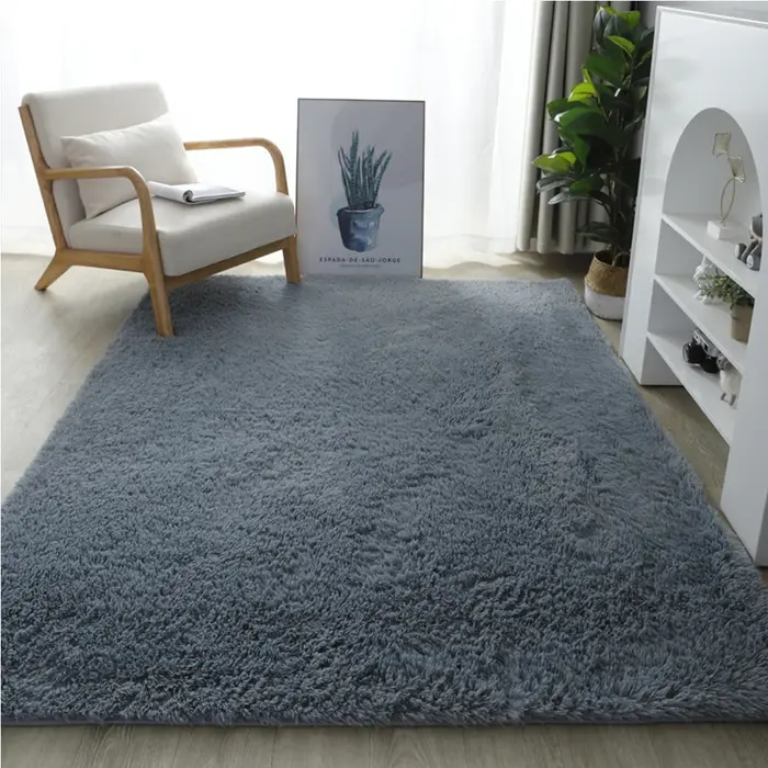 Tapis en peluche doux et confortable pour la décoration intérieure